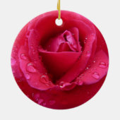Magenta Dew Keramisch Ornament (Achterkant)