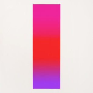 Magenta Diep Roze Rood Paarse Ombre Chic Yogamat