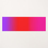 Magenta Diep Roze Rood Paarse Ombre Chic Yogamat (Voorkant (horizontaal))