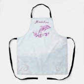 Magenta Dolphin - Aangepast Schort (Voorkant)