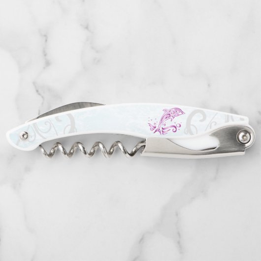 Magenta Dolphin Kurkentrekker (Achterkant)