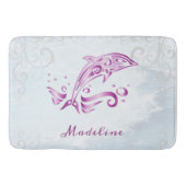 Magenta Dolphin Speciaal Bath Mat (Voorkant)