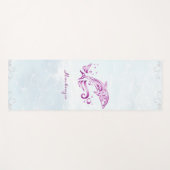 Magenta Dolphin Speciaal Yoga Mat (Voorkant (horizontaal))