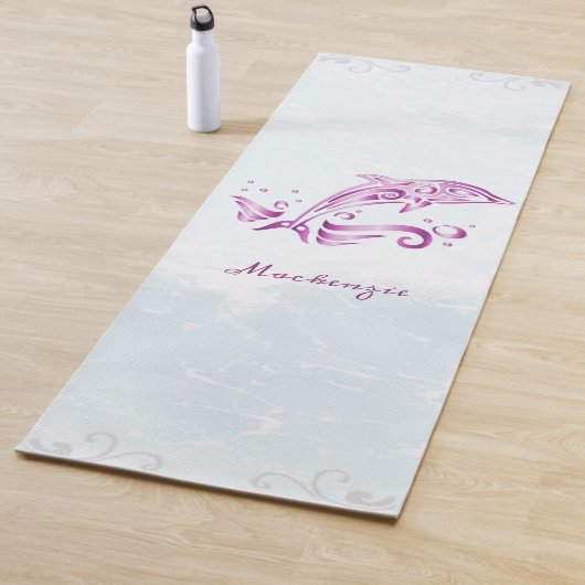Magenta Dolphin Speciaal Yoga Mat (In situ)
