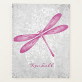Magenta Dragonfly - Aangepaste planning Planner (Voorkant)