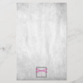 magenta Dragonfly - Aangepaste schrijfbenodigdhede Briefpapier (Achterkant)