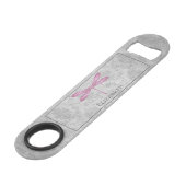 Magenta Dragonfly Damask Speed Flessenopener (Voorkant Gekanteld)
