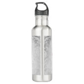 Magenta Dragonfly - gepersonaliseerd roestvrij sta Waterfles (Achterkant)