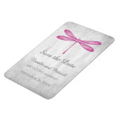 Magenta Dragonfly slaat de Magnet van de Datum op Magneet (Linkerzijde)