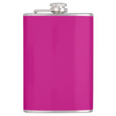 Magenta (effen kleur) heupfles (Voorkant)