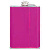 Magenta (effen kleur) heupfles (Achterkant)