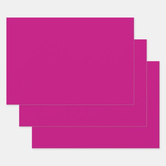 Magenta (effen kleur) inpakpapier vel (Set)
