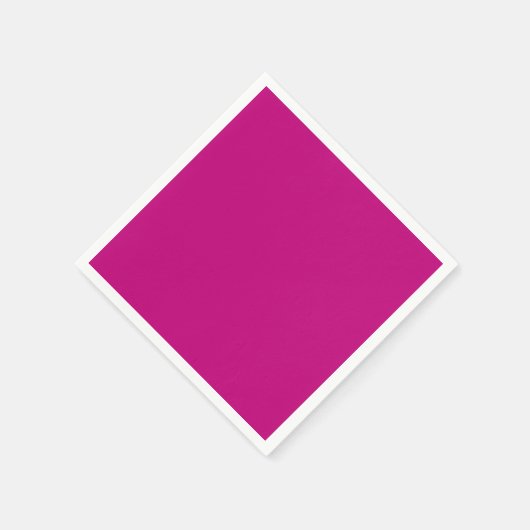 Magenta (effen kleur) servet (Hoek)