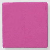 Magenta (effen kleur) stenen onderzetter (Voorkant)
