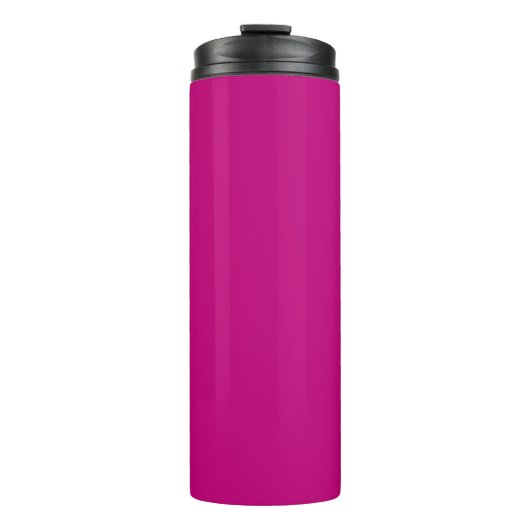 Magenta (effen kleur) thermosbeker (Voorkant)