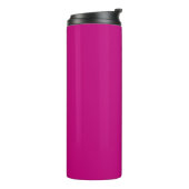 Magenta (effen kleur) thermosbeker (Gedraaid links)