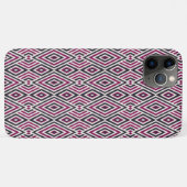 Magenta en blauw patroon Case-Mate iPhone case (Achterkant (horizontaal))