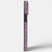 Magenta en blauw patroon Case-Mate iPhone case (Achterkant / Rechts)