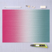 Magenta en Blauwgroen Tissuepapier (Craft)