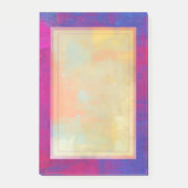 Magenta en Blue Abstract schilderen Post-it® Notes (Voorkant)