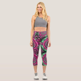Magenta en groene caleidoscoop