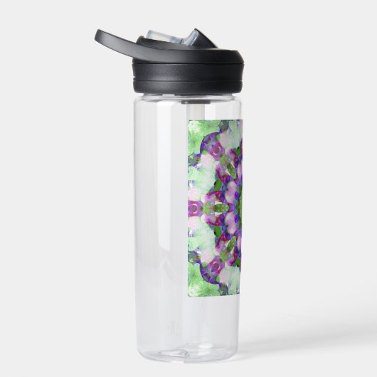 Magenta en groene Mandala waterfles (Rechts)