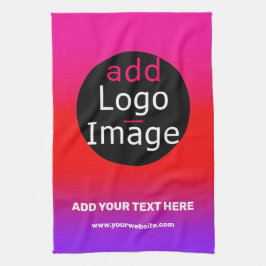 Magenta en Paarse  bedrijfsgradiënt Theedoek