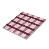 Magenta en roze speldenpatroon tegeltje (Zijkant)