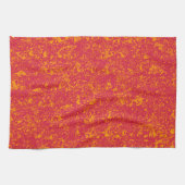 Magenta en Sinaasappel Theedoek (Horizontaal)