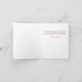 Magenta en Zand Art Deco Diamonds Dank u kaart (Binnen)