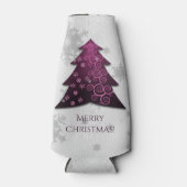 Magenta Festive kerstboomfles Koelaar Flesjeskoeler (Voorkant)