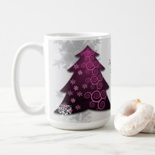 Magenta Festive kerstboomkoffie Mok