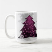 Magenta Festive kerstboomkoffie Mok (Links)