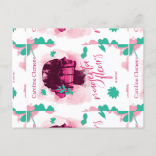 Magenta Fleurs Novel Briefkaart