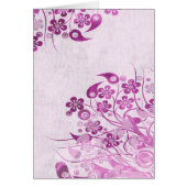 Magenta Floral Border (Voorkant)