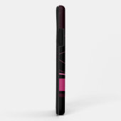 Magenta Floral Pattern Case-Mate iPhone Case (Achterkant/rechts)