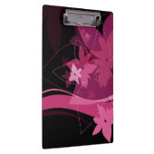 Magenta Floral Pattern Klembord (Rechts)