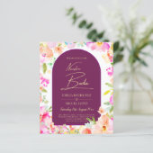 Magenta Floral Wedding (Staand voorkant)