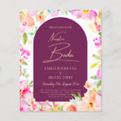 Magenta Floral Wedding (Voorkant)