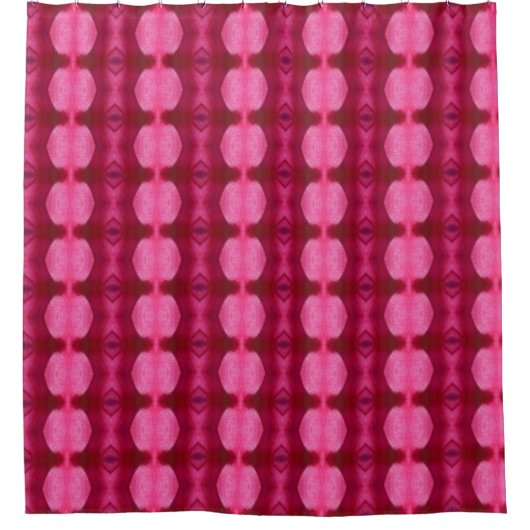 Magenta Flower Eleven Douchegordijn (Voorkant)