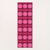 Magenta Flower Eleven Yogamat (Achterkant)