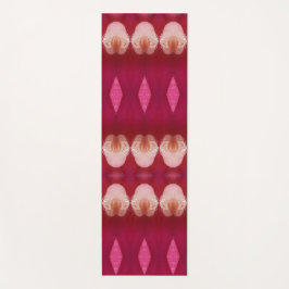 Magenta Flower Ikat 2 Yogamat
