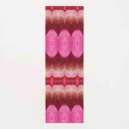 Magenta Flower Ikat 3 Yogamat
