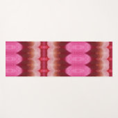 Magenta Flower Ikat 3 Yogamat (Voorkant (horizontaal))