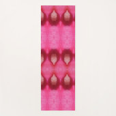 Magenta Flower Ikat 4 Yogamat (Voorkant)