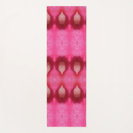 Magenta Flower Ikat 4 Yogamat