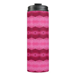 Magenta Flower Ikat 8 Thermosbeker