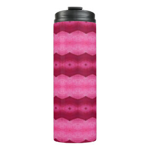 Magenta Flower Ikat 8 Thermosbeker