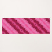 Magenta Flower Ikat 8 Yogamat (Achterkant (horizontaal))