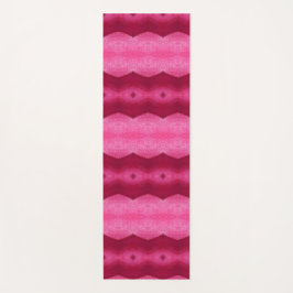 Magenta Flower Ikat 8 Yogamat